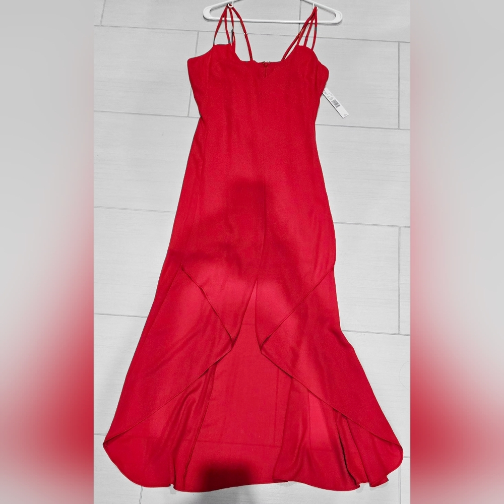 Antonio Melani Hot Pink High Low Dress